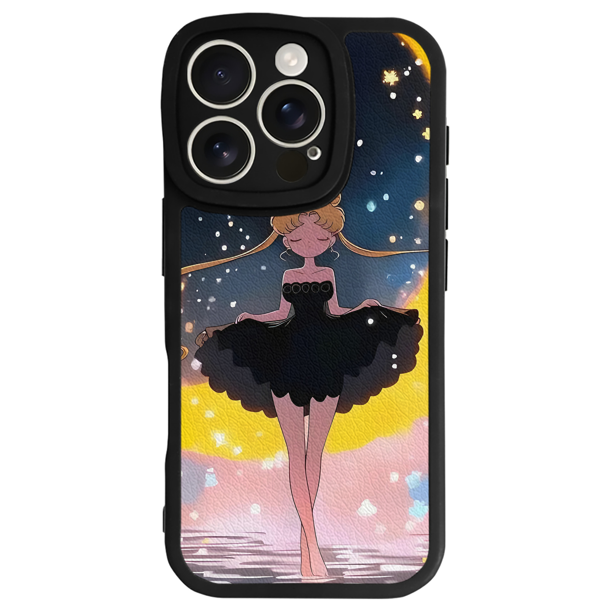 （画像用） 美少女戦士セーラームーン Sailor Moon 【iPhone 16シリーズ対応】シリコンスマホケース（レザー調） 材質：シリコン